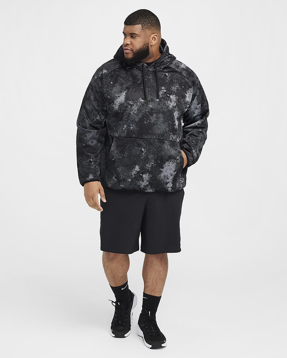 Nike Camo Men s Therma FIT Versatile Pullover Hoodie